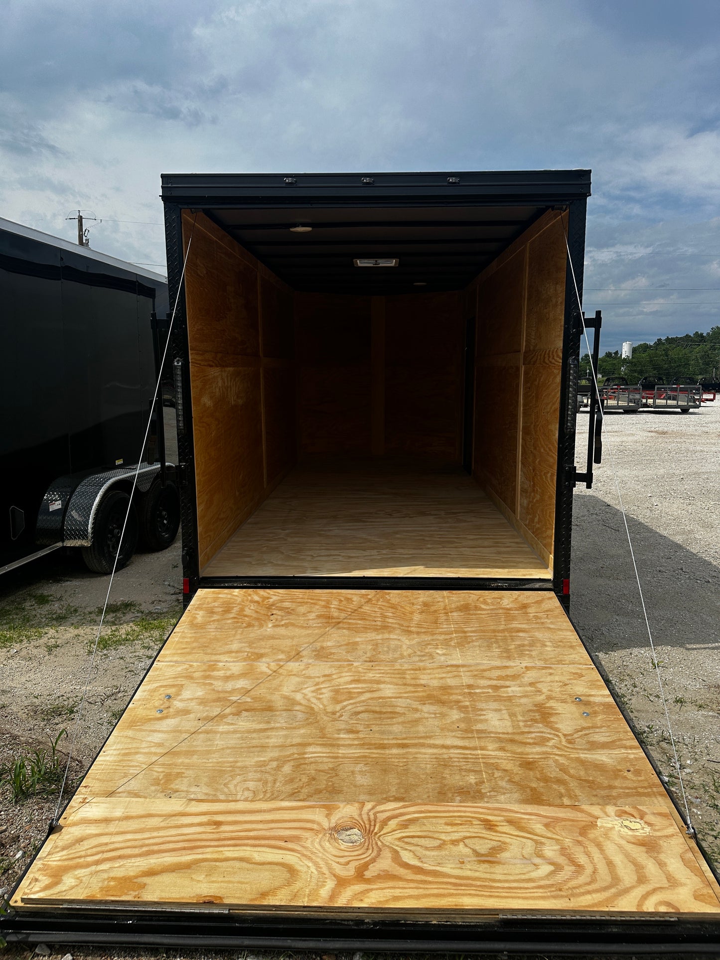 2025 Ozark 7x16TA Advanced Cargo Dove Gray (Blackout Package) #1374