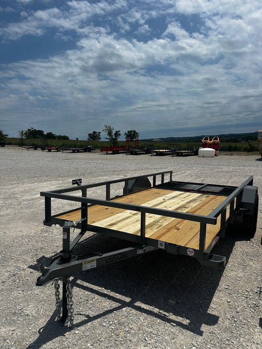 2025 Ozark 76x14 3k Utility Trailer #0858