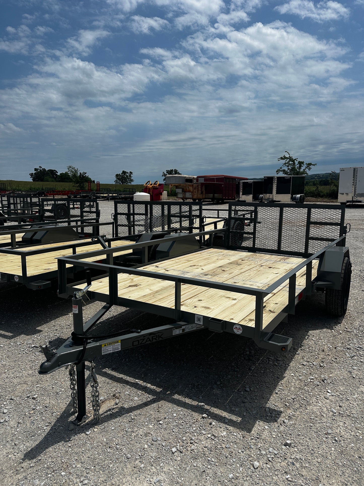 2025 Ozark 76x12 3k Utility Trailer #0852