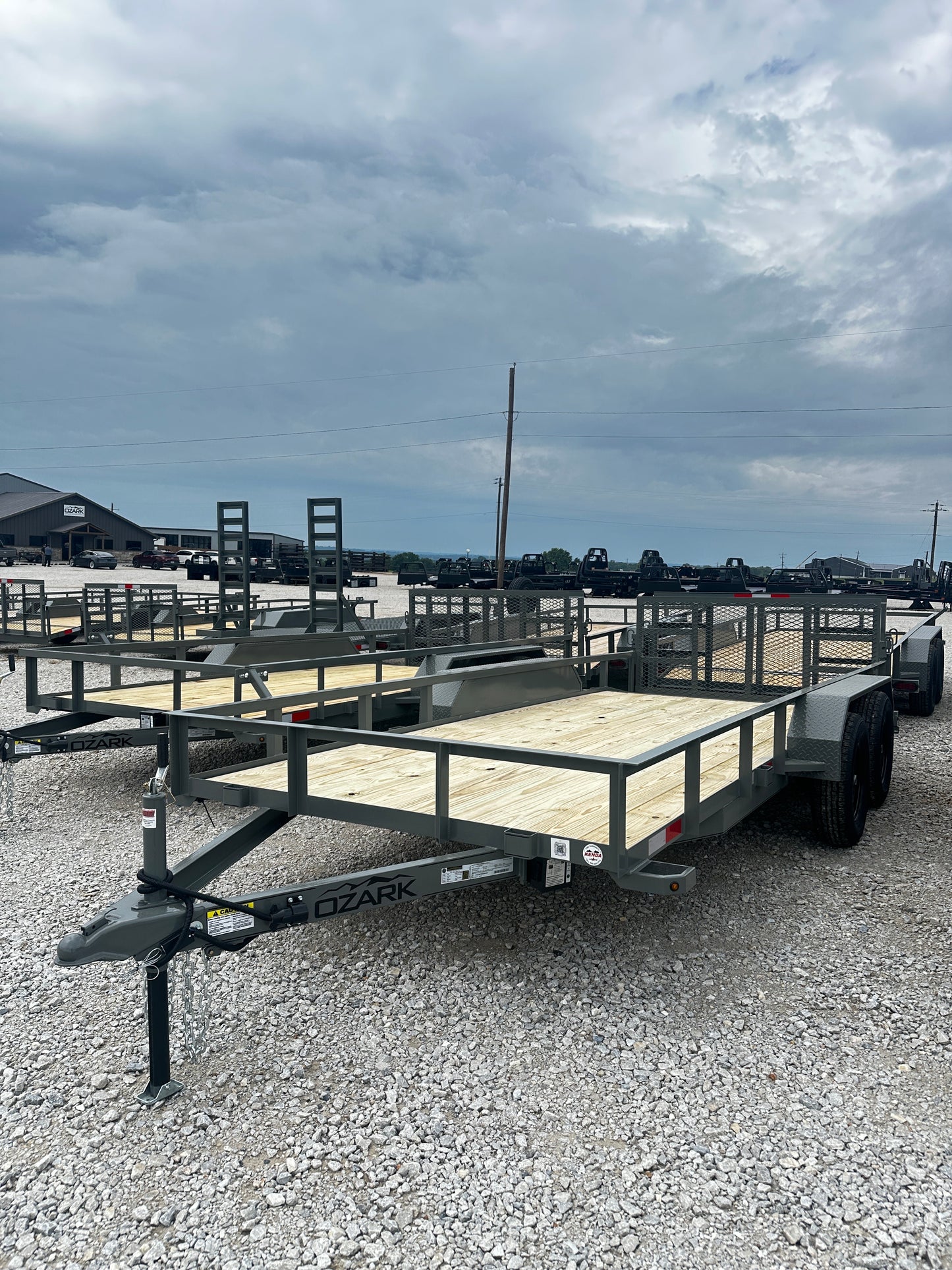 2025 Ozark 76x16 7k Utility Trailer #0884
