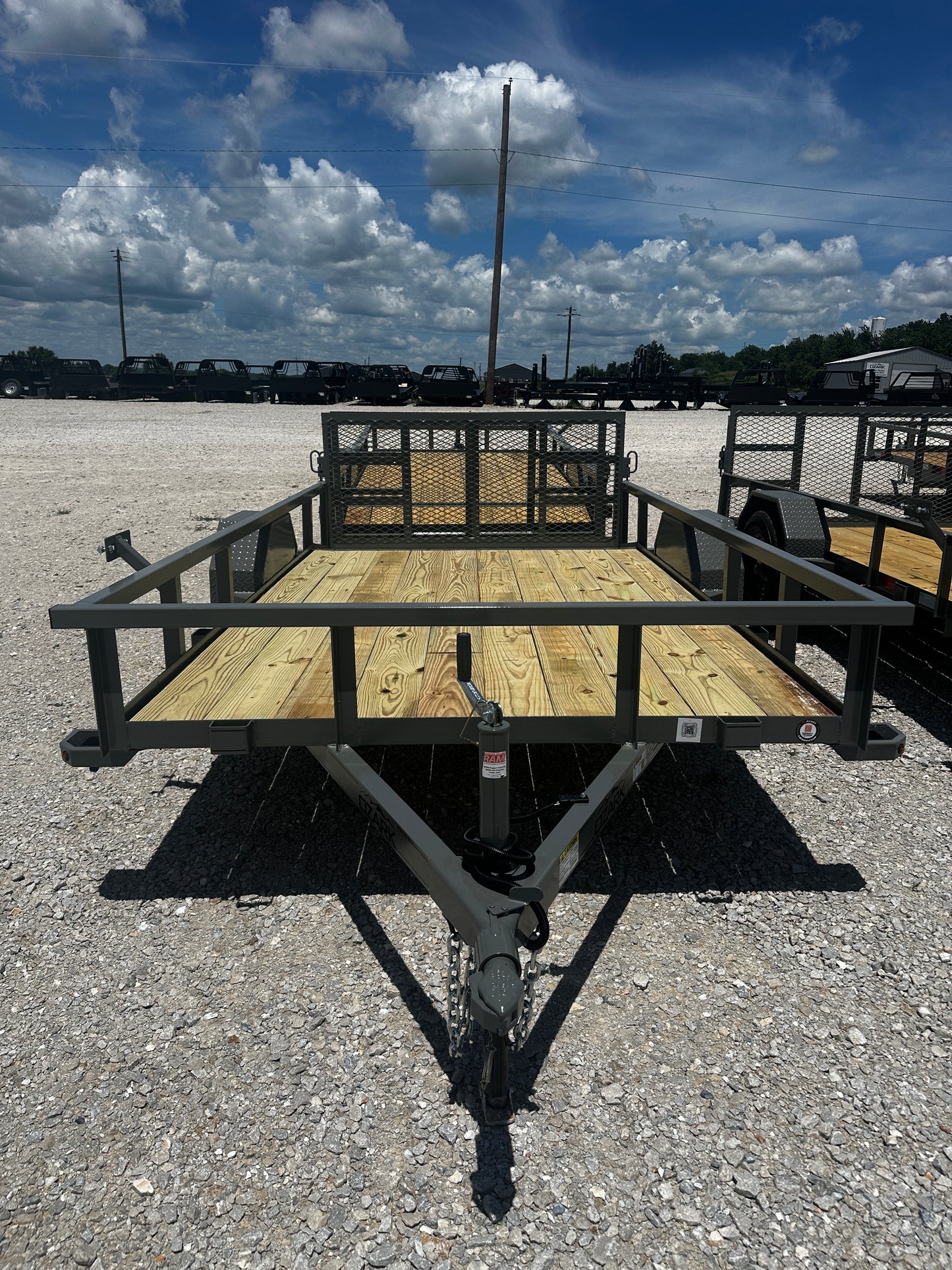 2025 Ozark 76x12 3k Utility Trailer #0973