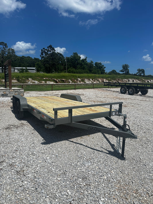 2026 Ozark 82x18 7K car Hauler #0173