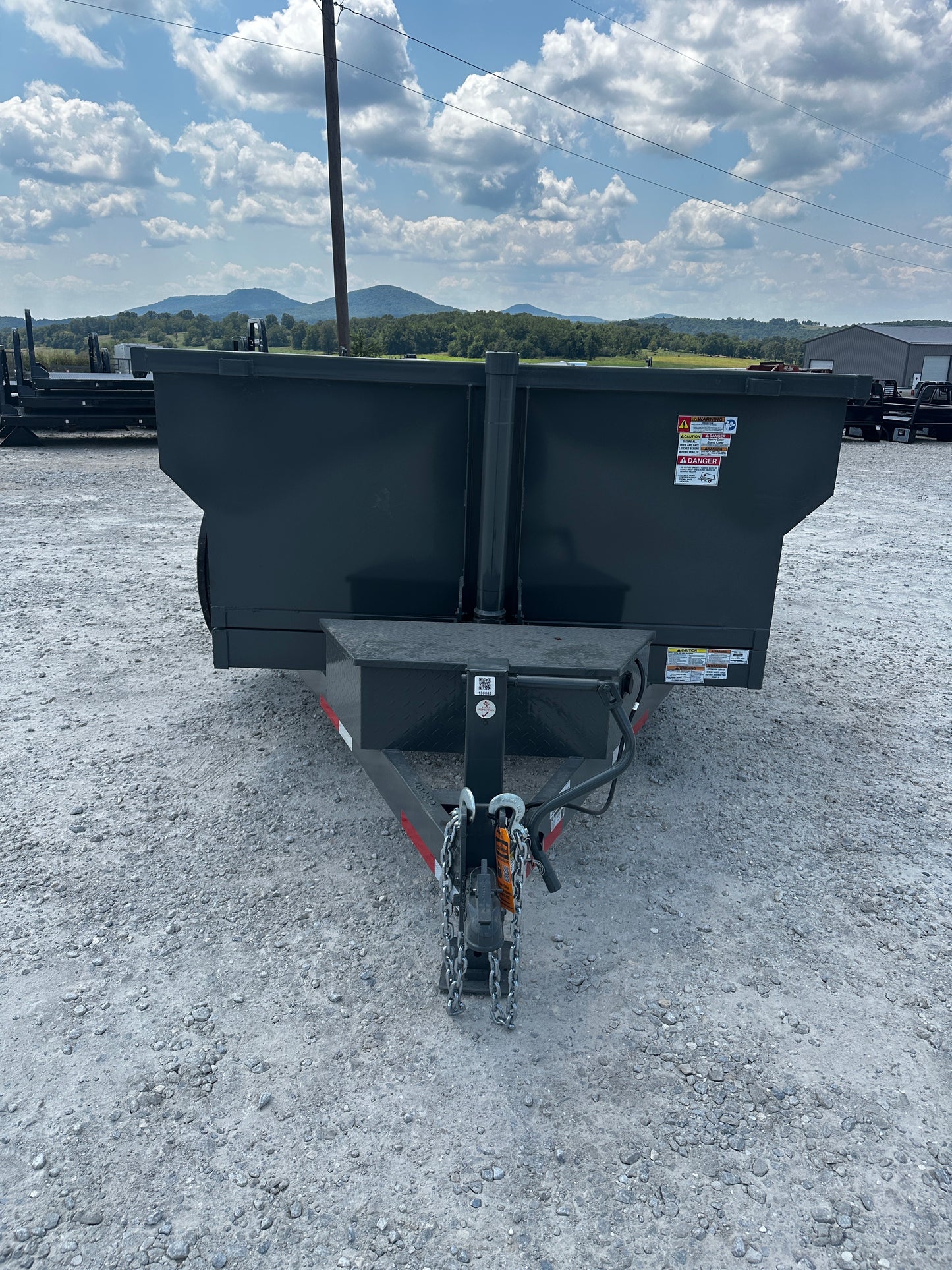 2025 Ozark 7x14x3 16k bumper pull dump #6459