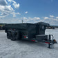 2025 Ozark 7x14x3 16k bumper pull dump #6459