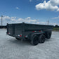 2025 Ozark 7x14x3 16k bumper pull dump #6459