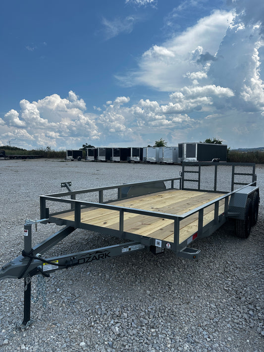 2026 Ozark 76x16 7k Utility Trailer #0246