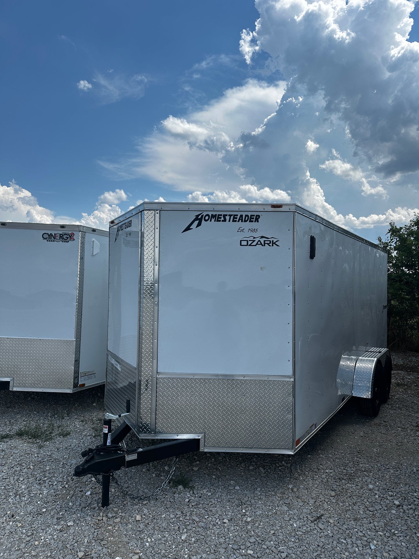 2026 Ozark 7x16IT White Cargo #3916