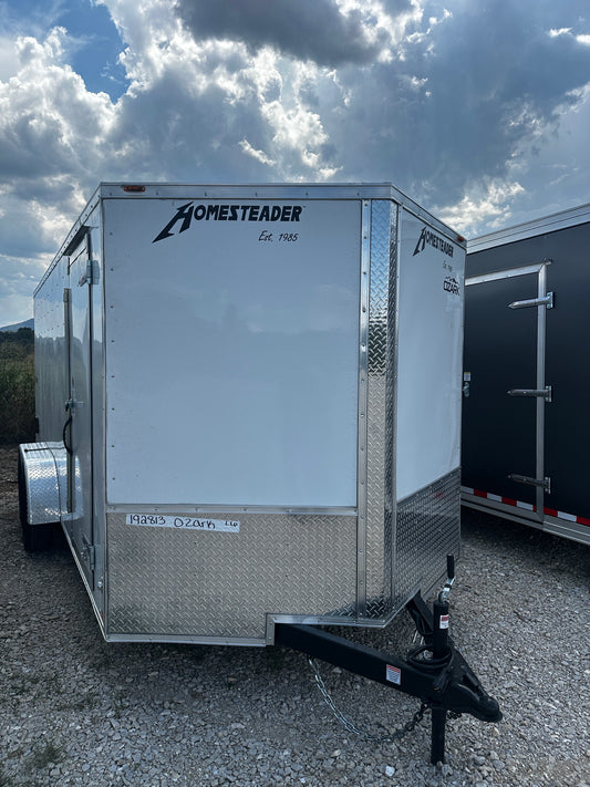 2026 Ozark 7x16IT White Cargo #3916