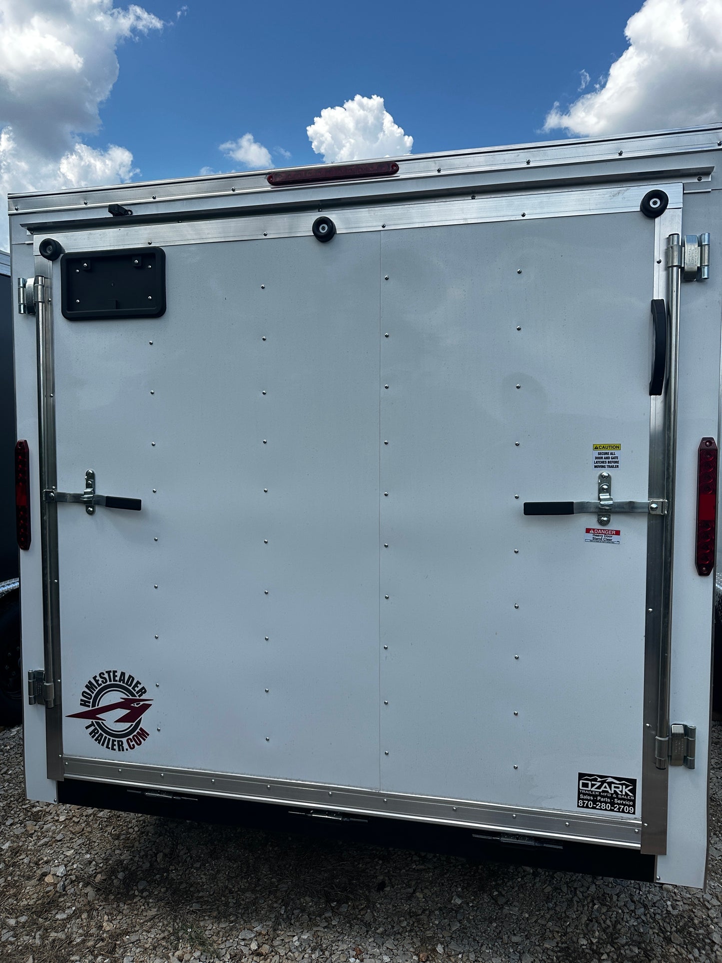 2026 Ozark 7x16IT White Cargo #3916