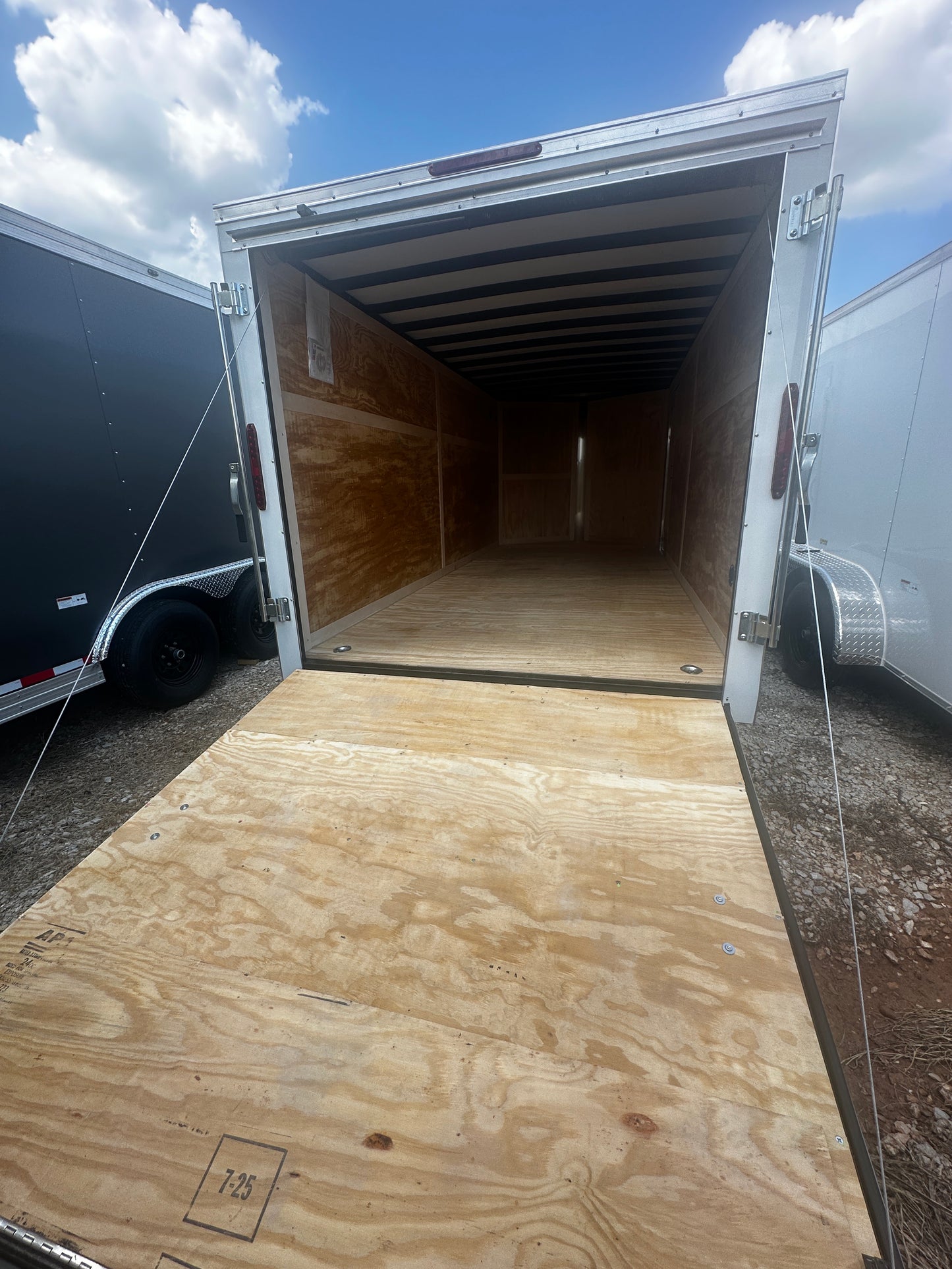 2026 Ozark 7x16IT White Cargo #3916