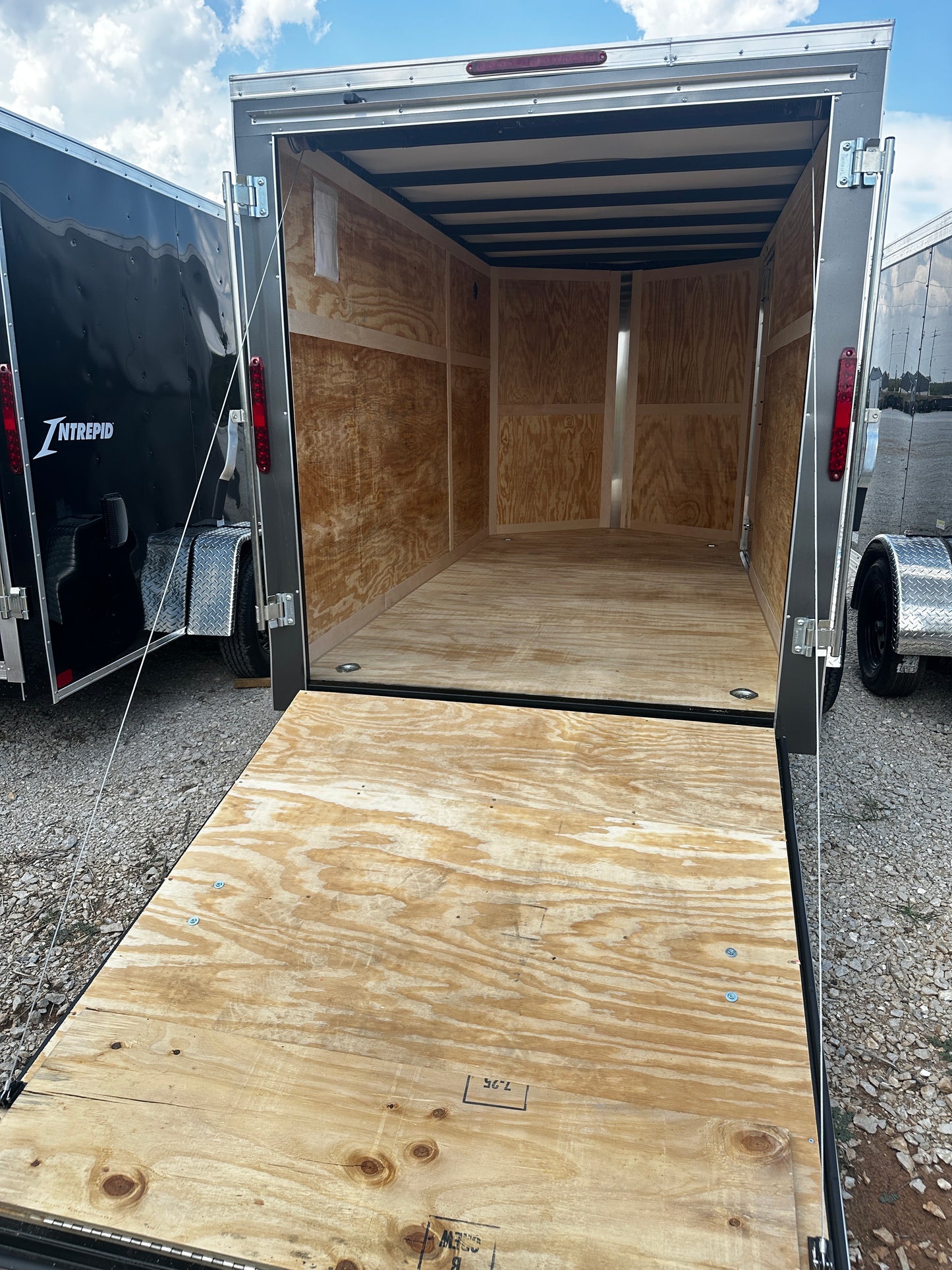 2026 Ozark 6x12IS Gray Aluminum Cargo #3918