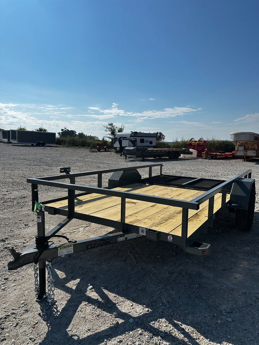 2026 Ozark 76x12 3k Utility Trailer #0273