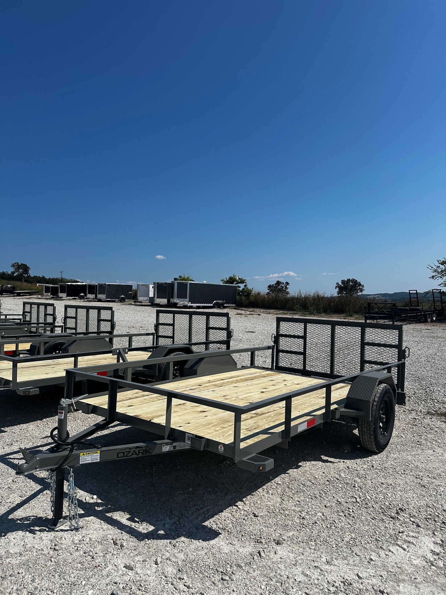 2026 Ozark 76x12 3k Utility Trailer #0292