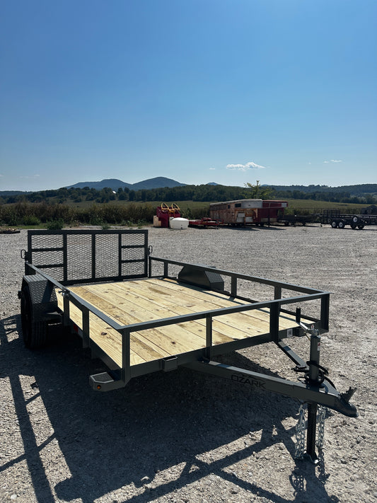 2026 Ozark 76x12 3k Utility Trailer #0292