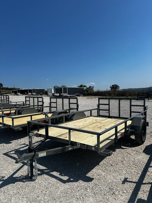 2026 Ozark 76x12 3k Utility Trailer #0293