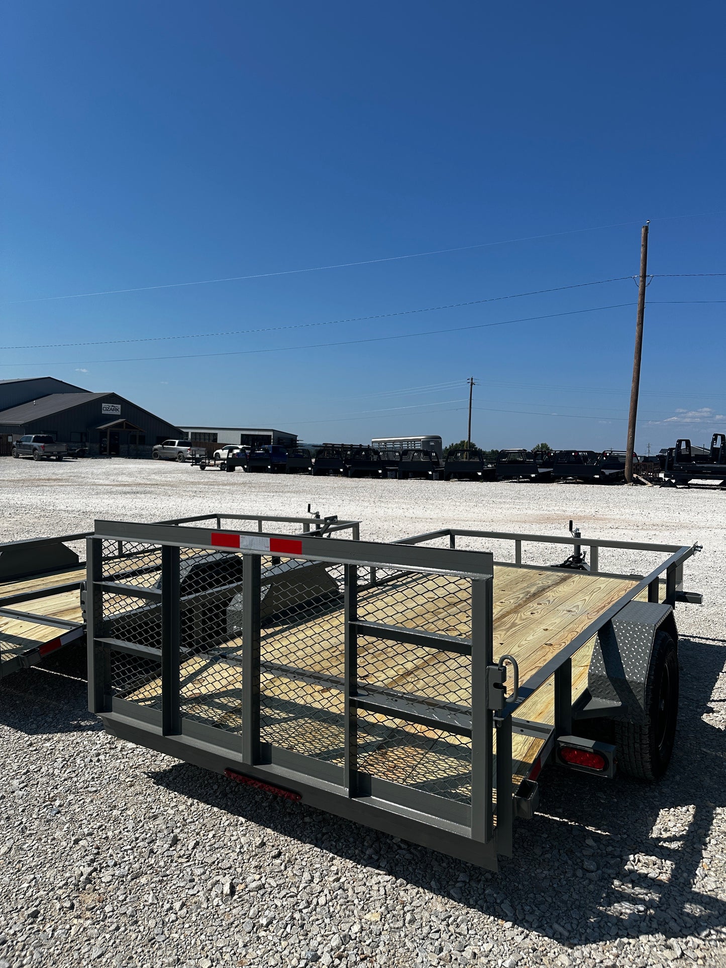 2026 Ozark 76x12 3k Utility Trailer #0293