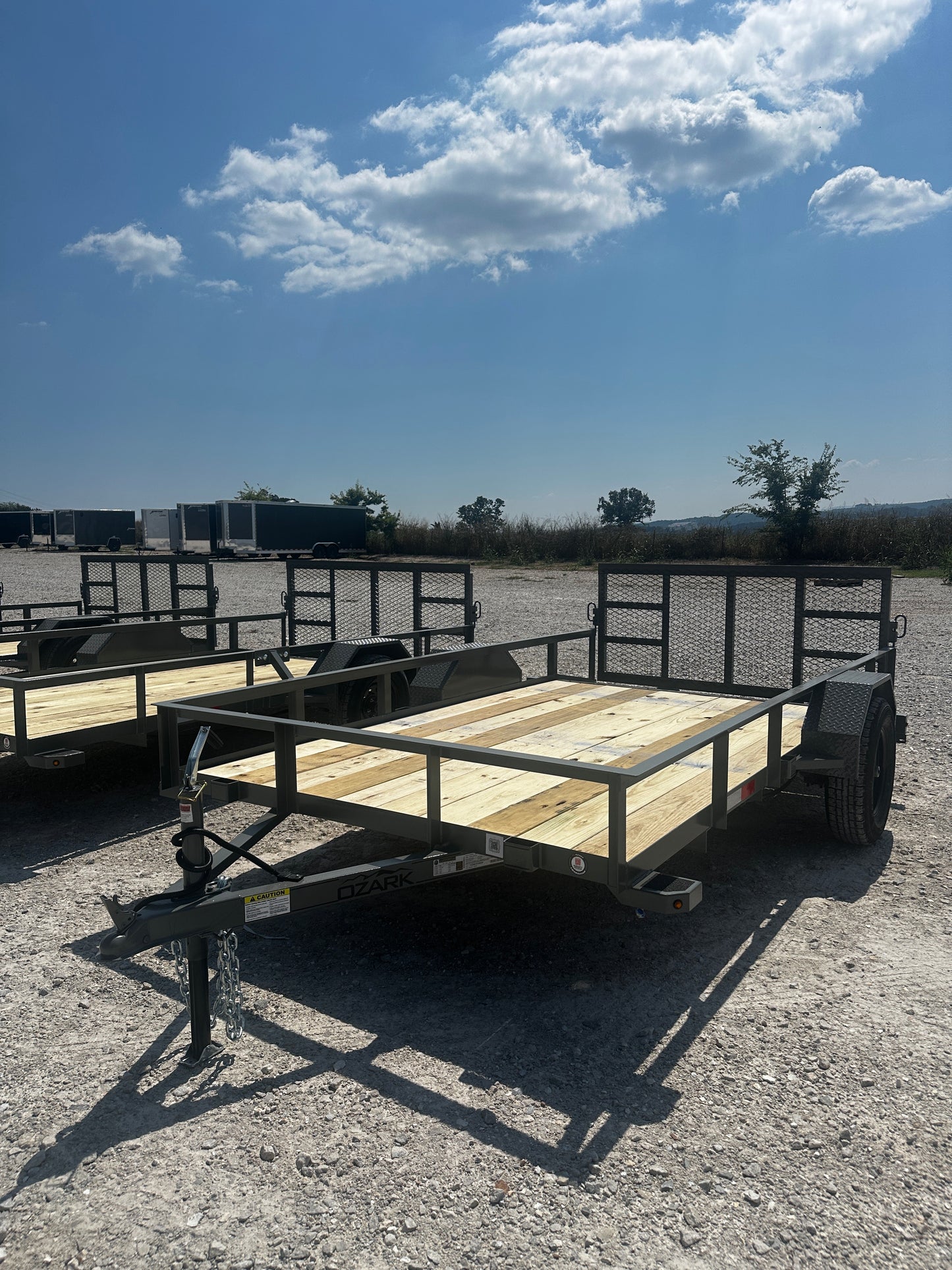 2026 Ozark 76x12 3k Utility Trailer #0296