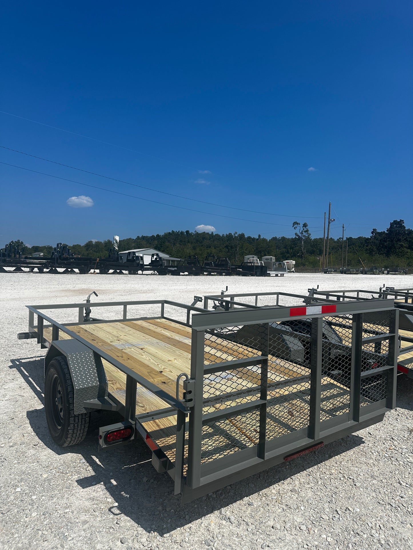 2026 Ozark 76x12 3k Utility Trailer #0296