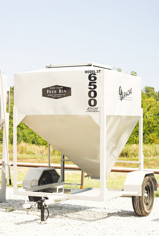 3 Ton Feed Bin on wheels (Grey) #9125