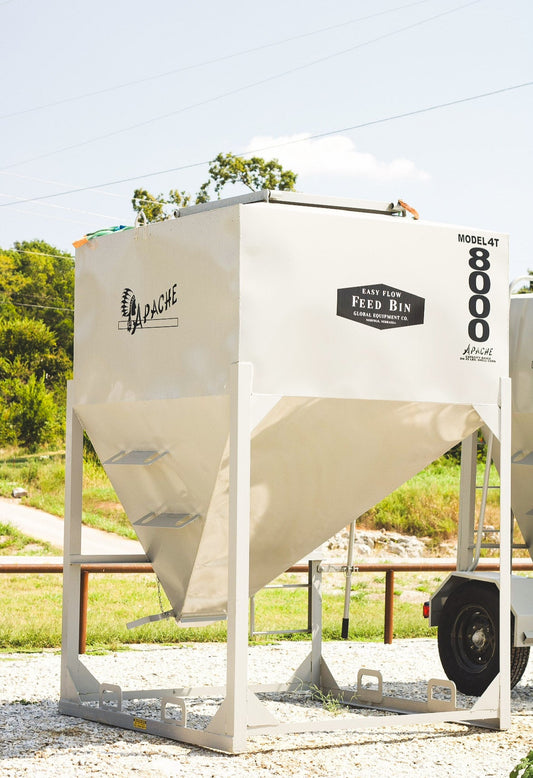 4 Ton Feed Bin Stationary (Gray) #9124