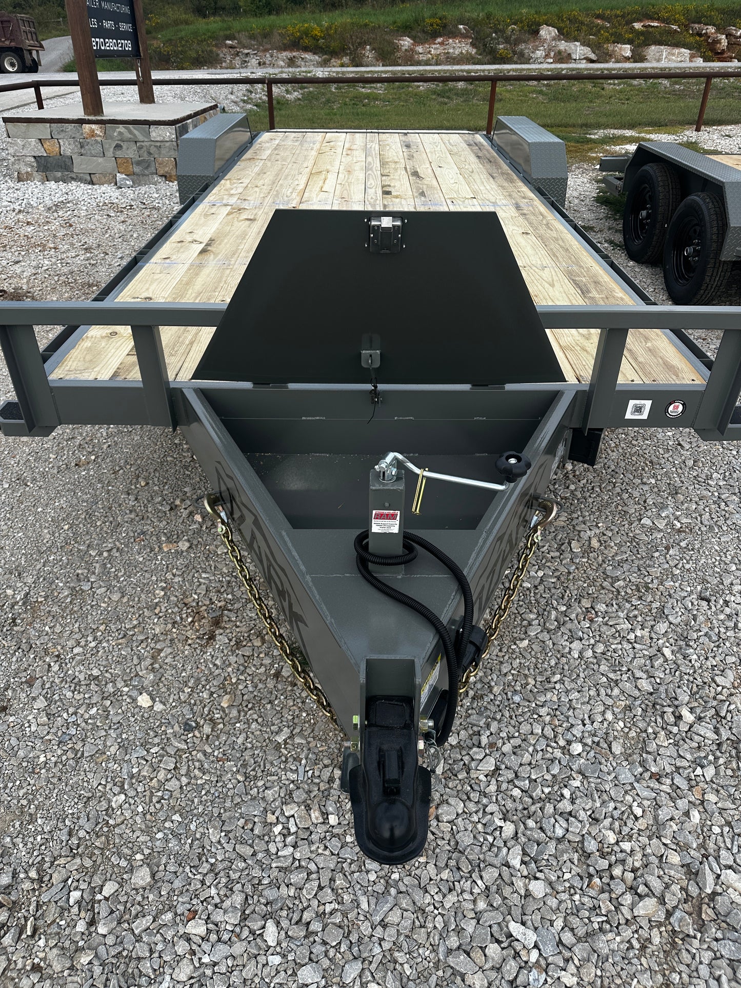 2026 Ozark 82x22 10k Equipment/ Car Trailer #0328