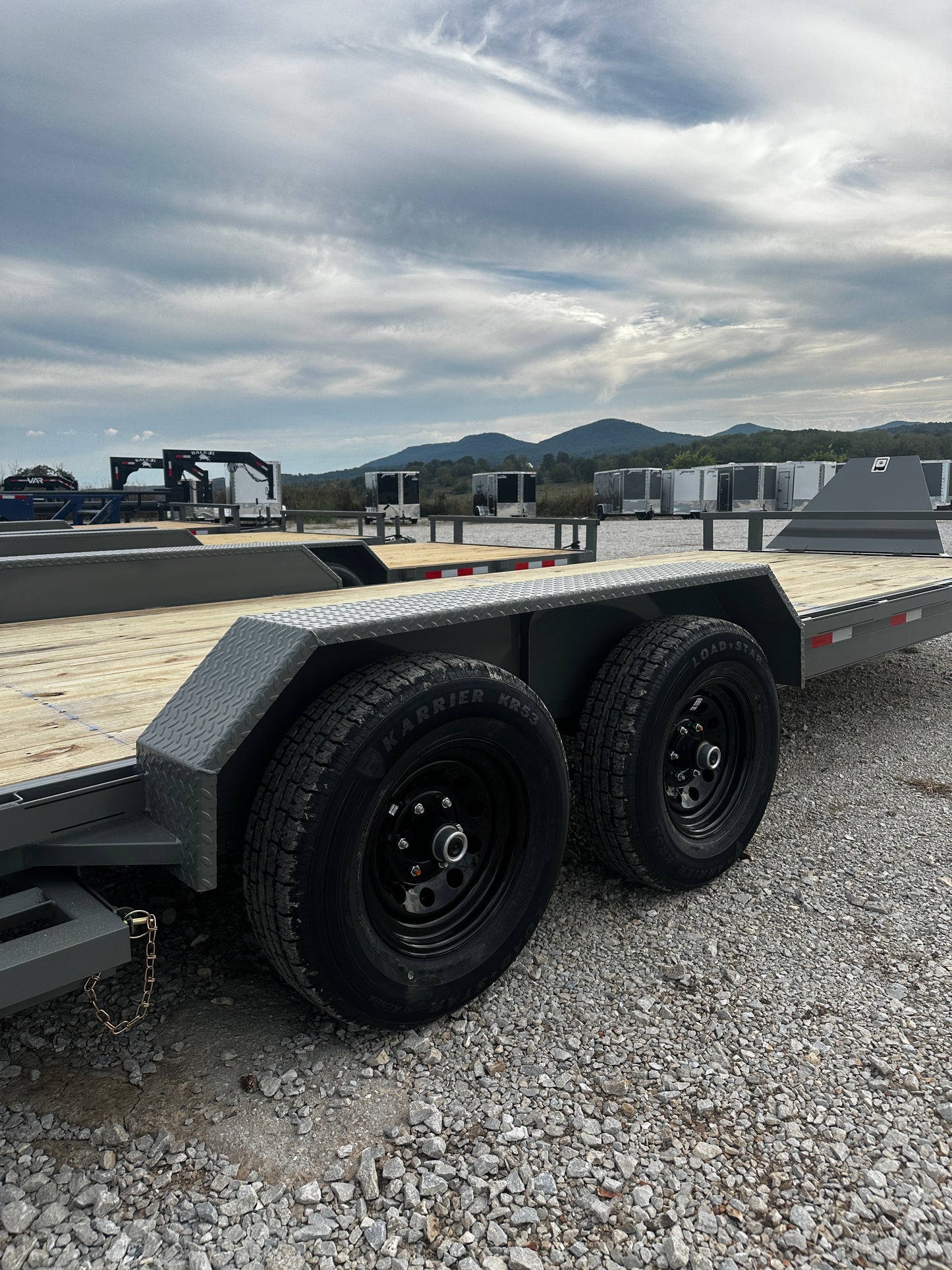 2026 Ozark 82x22 10k Equipment/ Car Trailer #0328