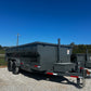 2026 Ozark 7x16x3 16k Bumper Pull Dump (Gray) #6559
