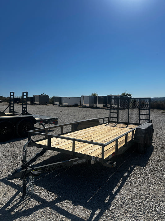 2026 Ozark 76x16 7k Utility Trailer #0136