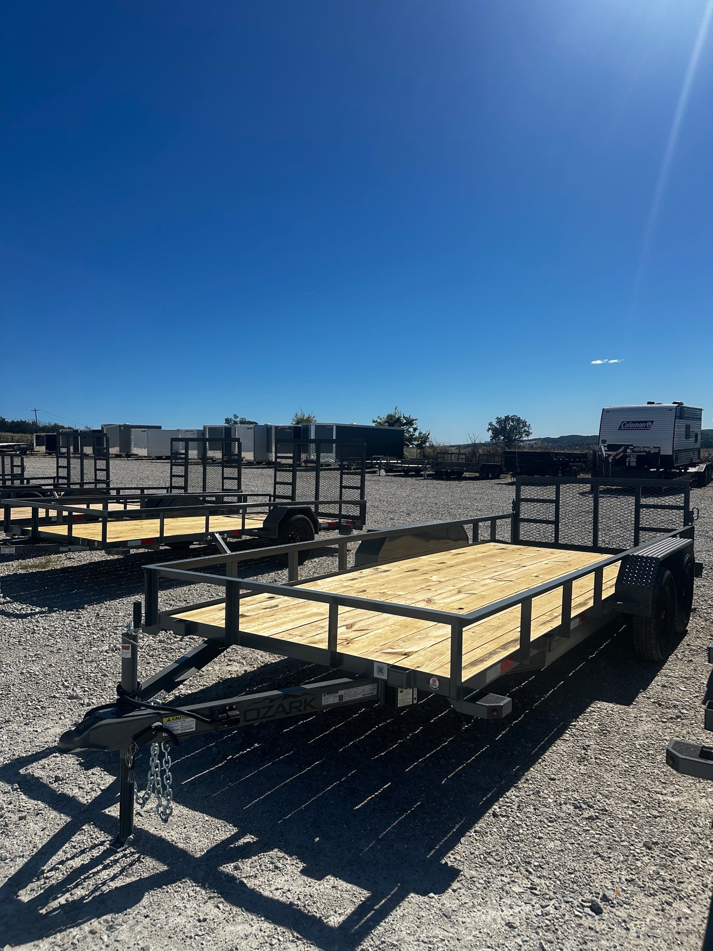 2026 Ozark  76x18 7k Utility Trailer #0202