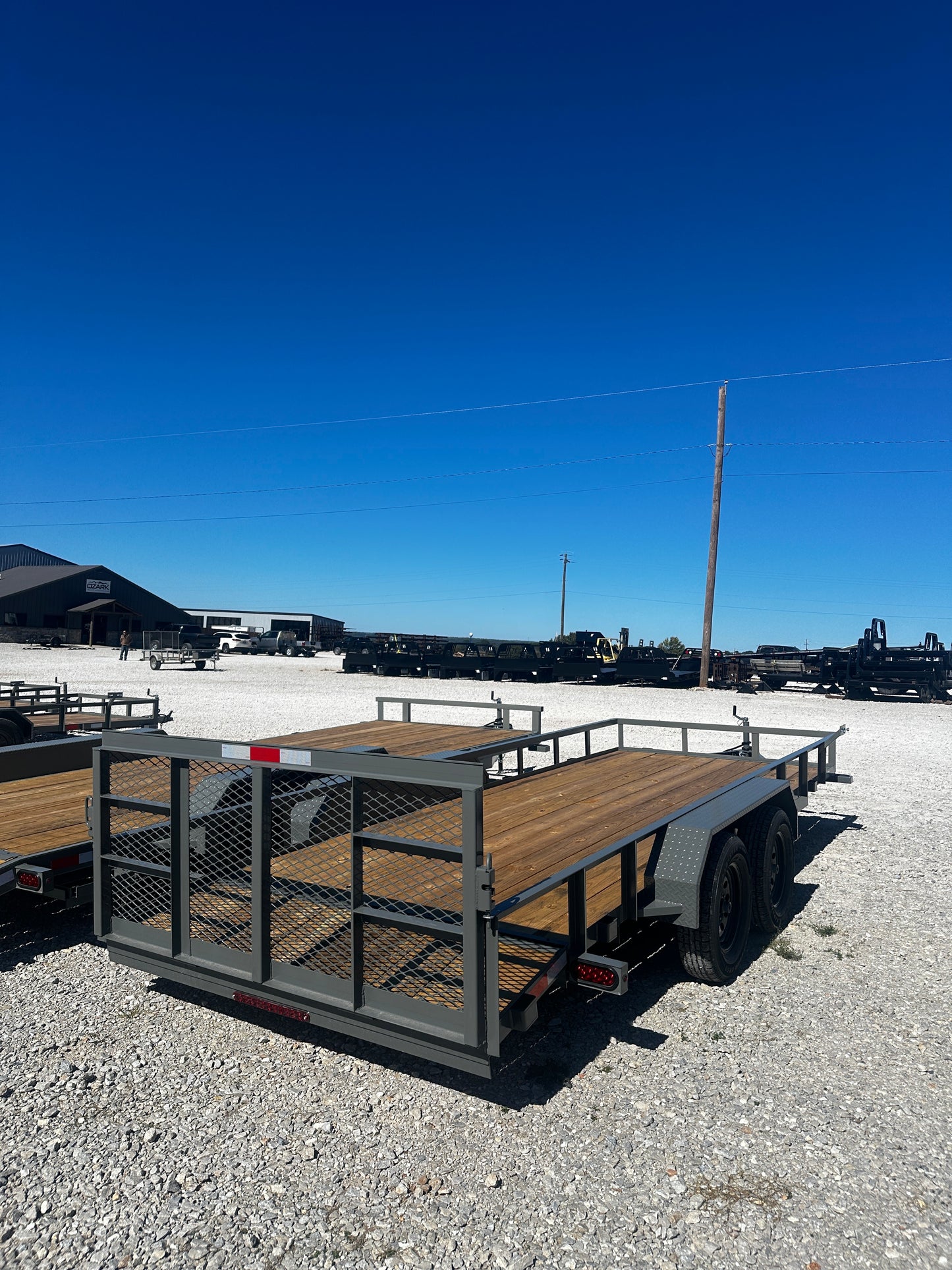 2026 Ozark  76x18 7k Utility Trailer #0202