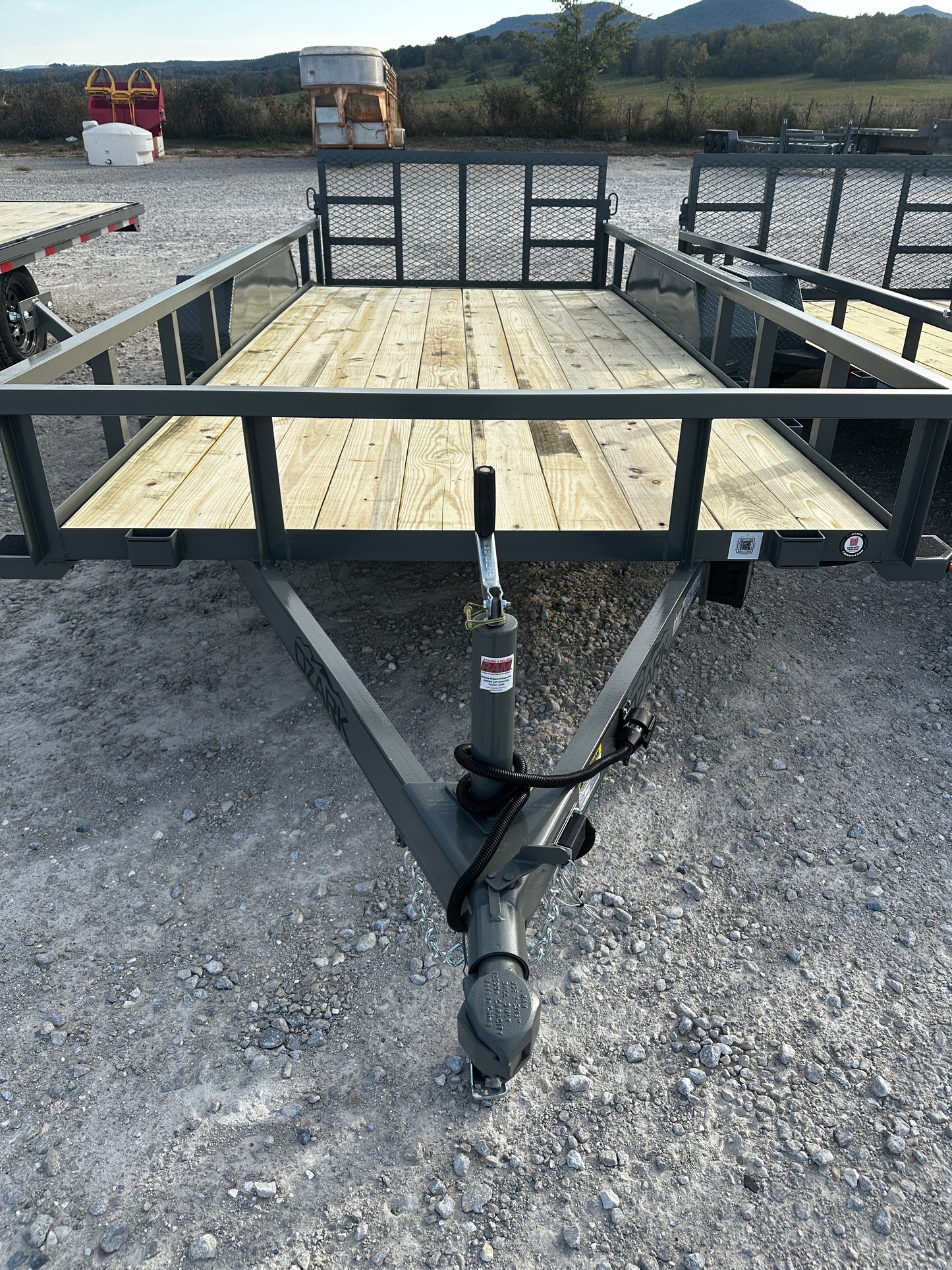 2026 Ozark 76x16 7k Utility Trailer #0386