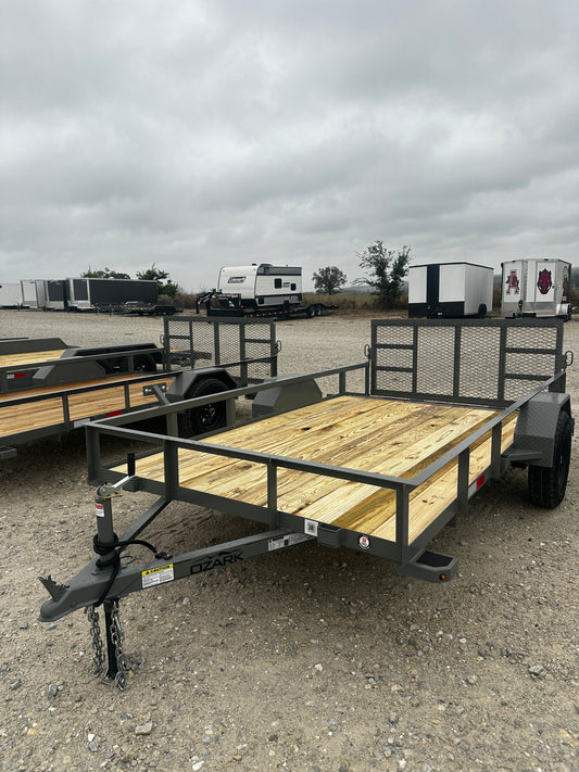 2026 Ozark 76x12 3k Utility Trailer #0394
