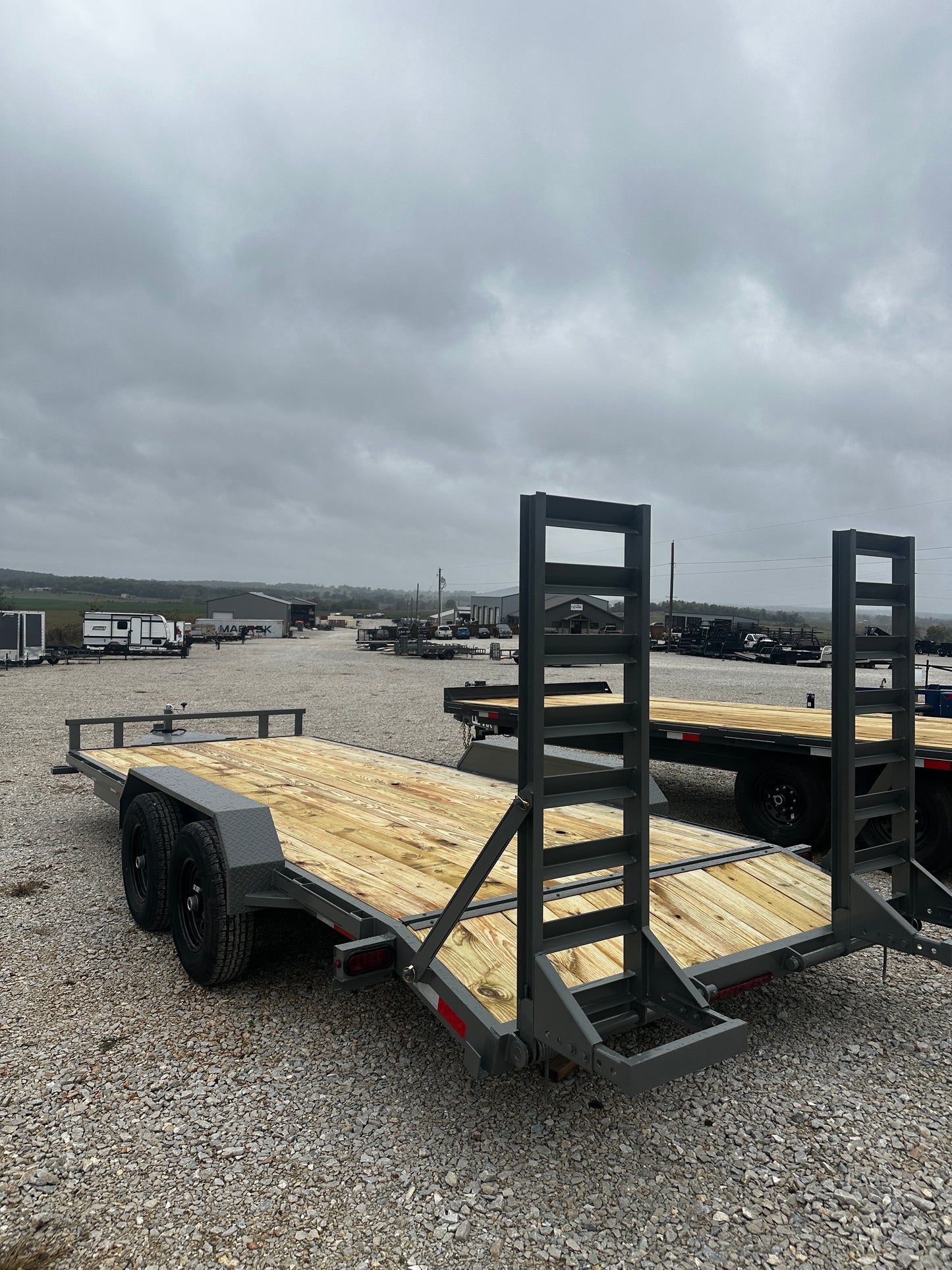 2026 Ozark 82x20 10k Equipment/Car Trailer #0363