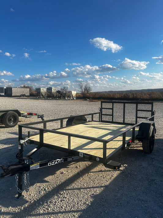2026 Ozark 76x12 3k Utility Trailer #0424