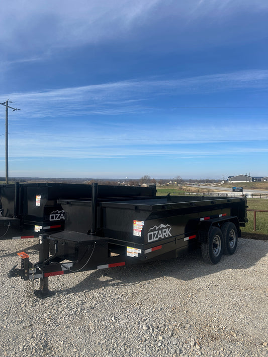 2026 Ozark 7x14x2 14k BP Dump #6624,6625