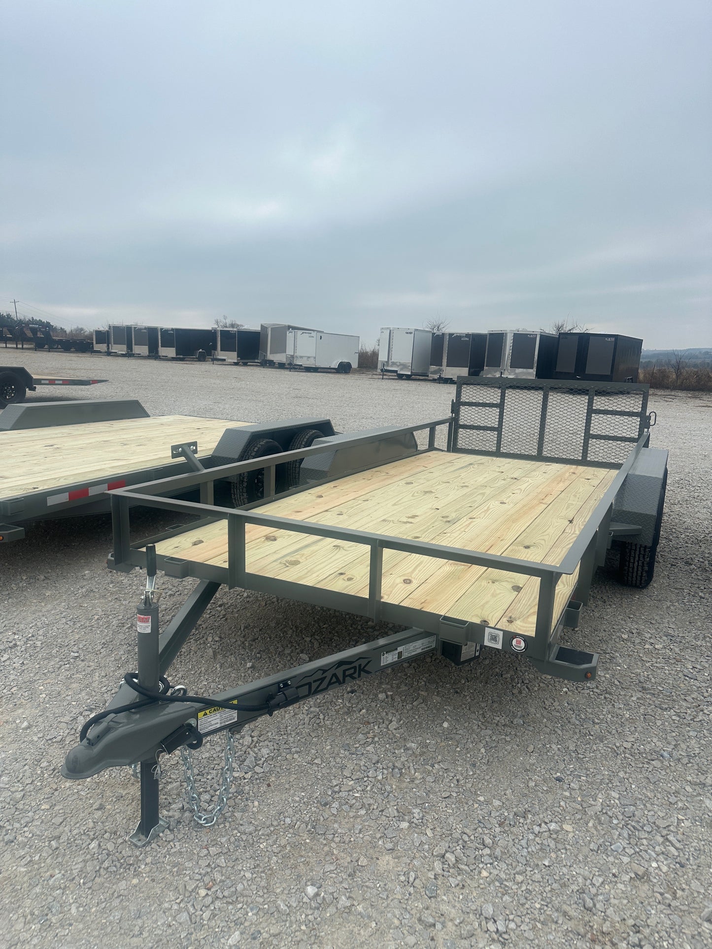 2026 Ozark 76x16 7k Utility Trailer #0440