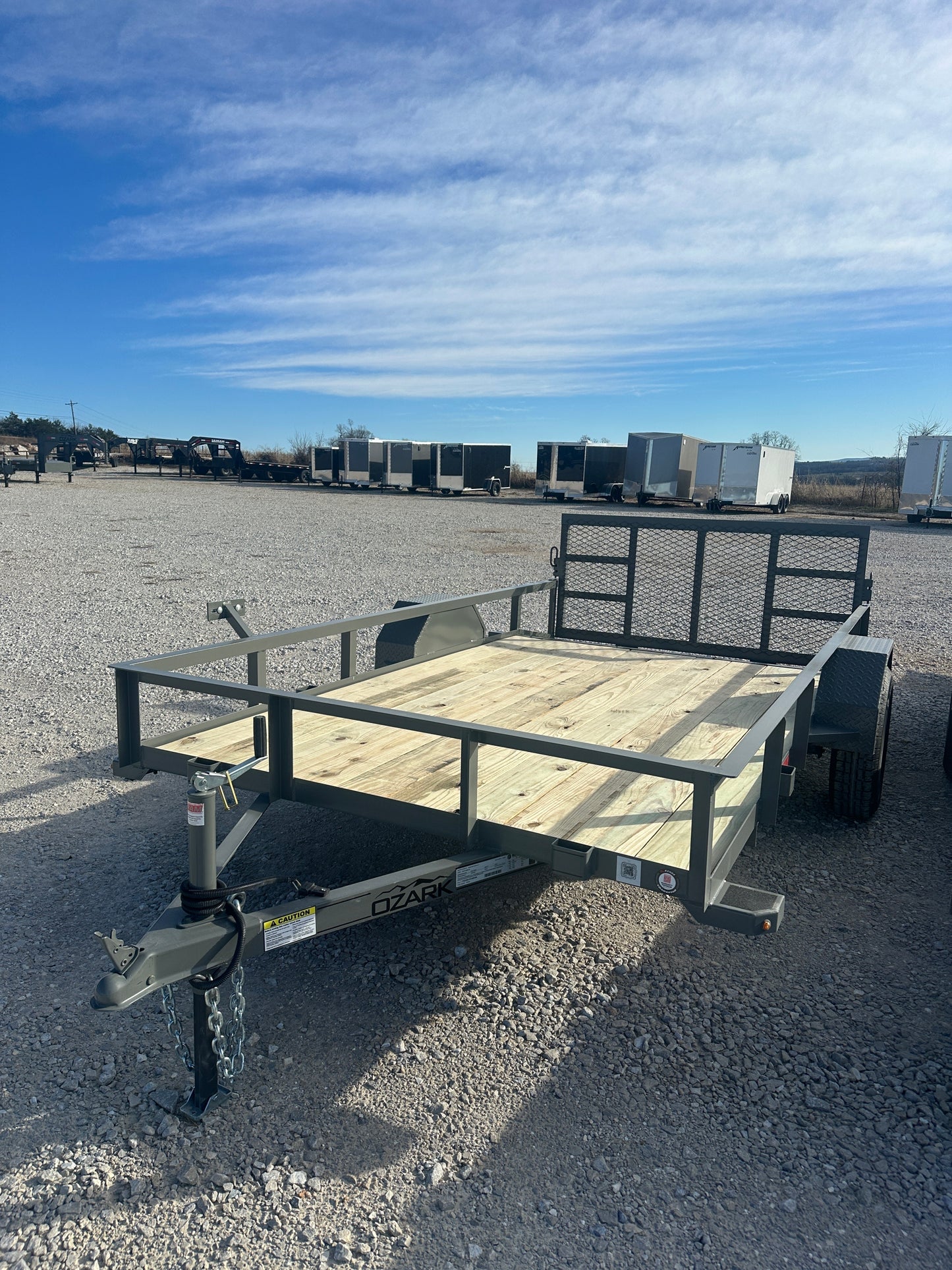 2026 Ozark 76x12 3k Utility Trailer #0460