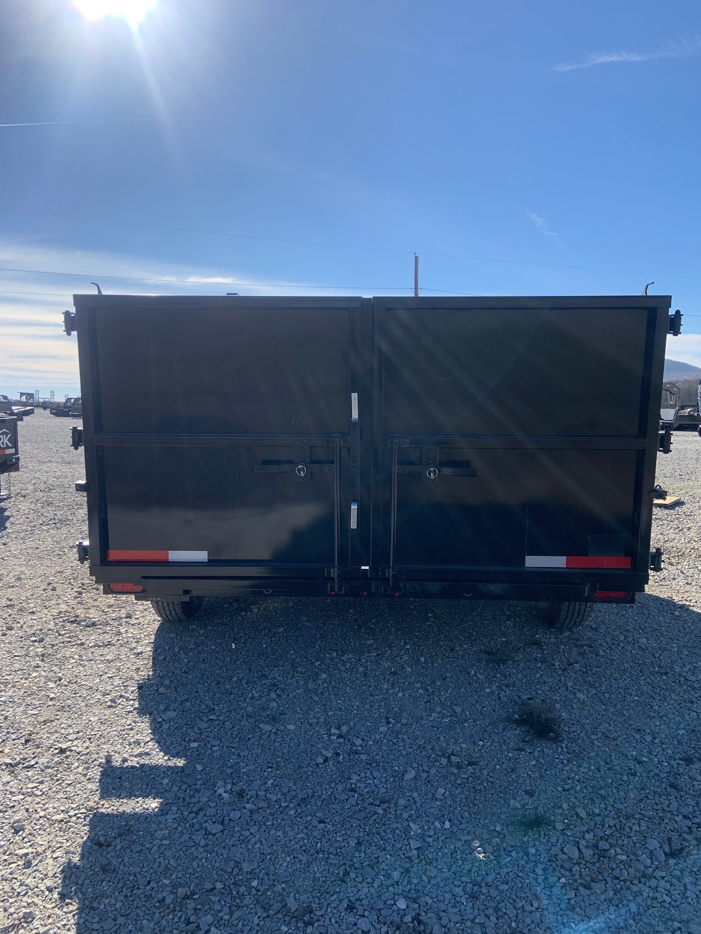 2025 Ozark 82x14 16k Trunnion Dump Trailer #0162