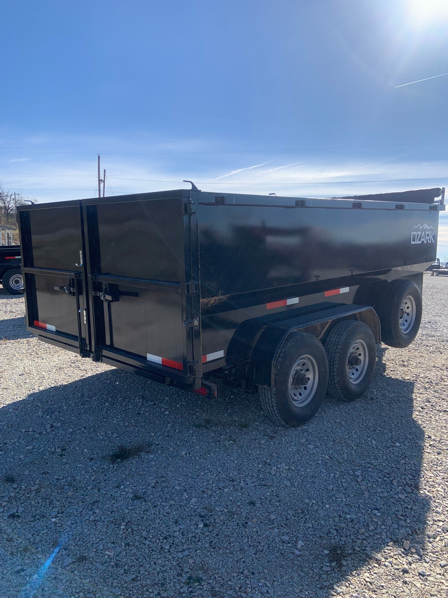 2025 Ozark 82x14 16k Trunnion Dump Trailer #0162