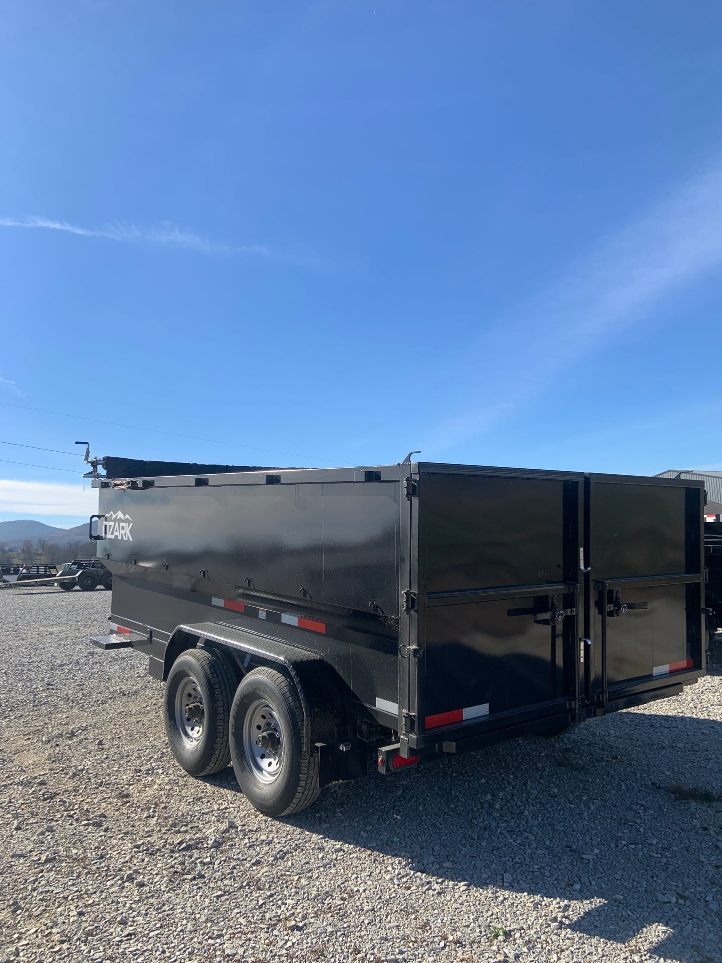 2025 Ozark 82x14 16k Trunnion Dump Trailer #0162