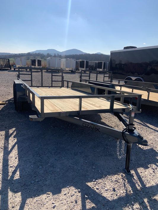 2025 Ozark 76x16 7k Utility Trailer #0464