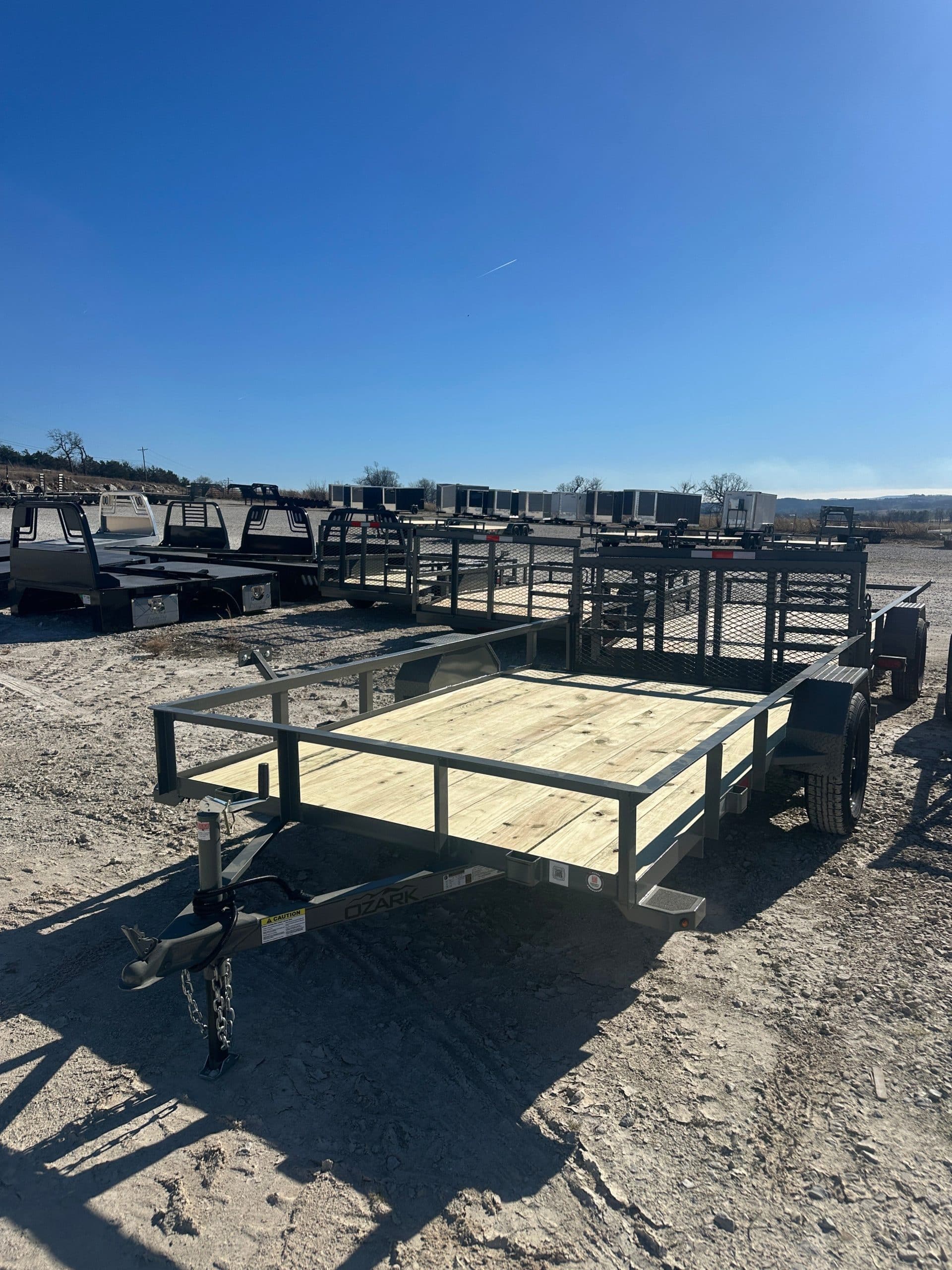 2026 Ozark 76×12 3k Utility trailer #0530