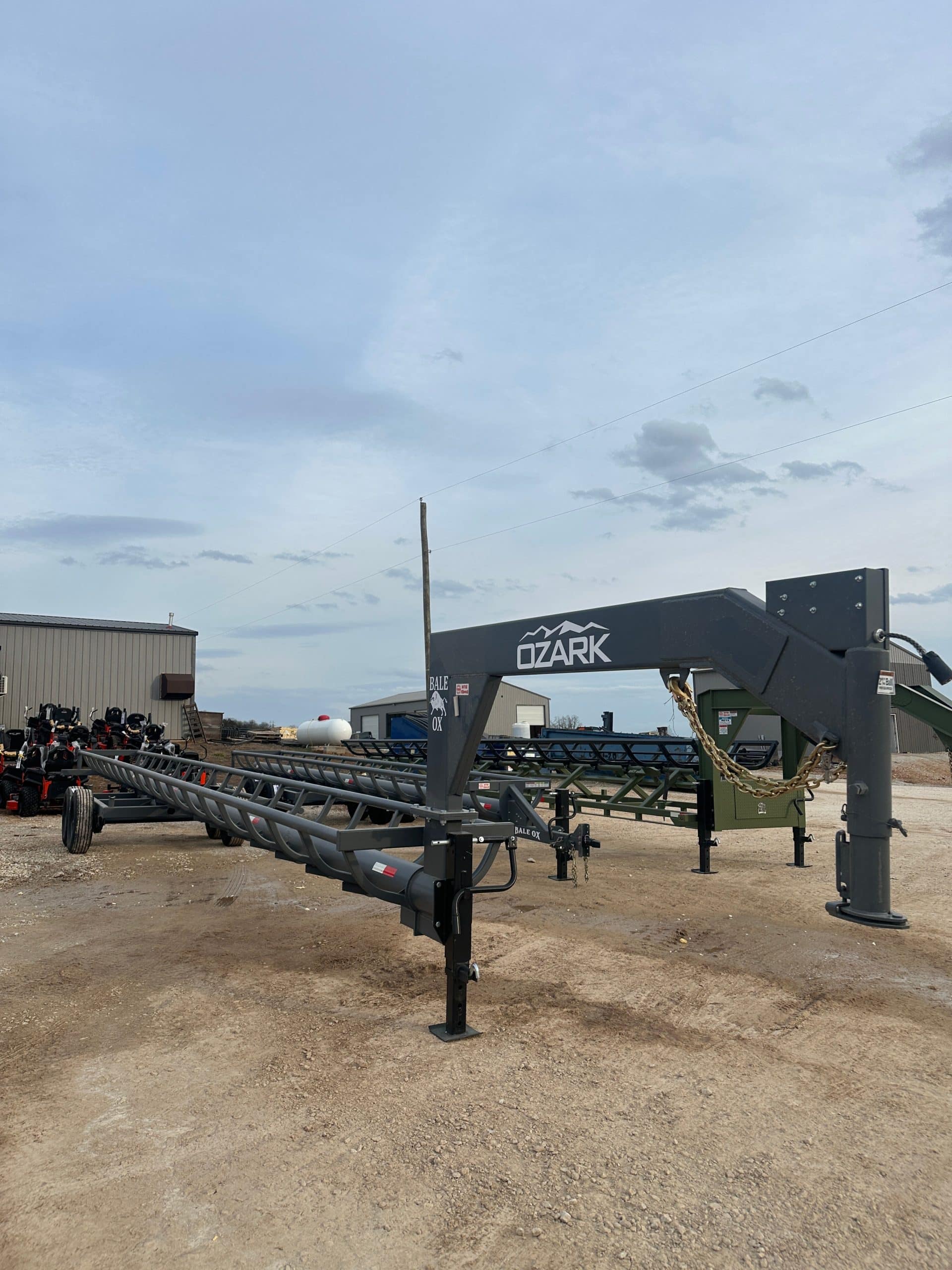 2026 Ozark Single Row Bale Trailer #7095