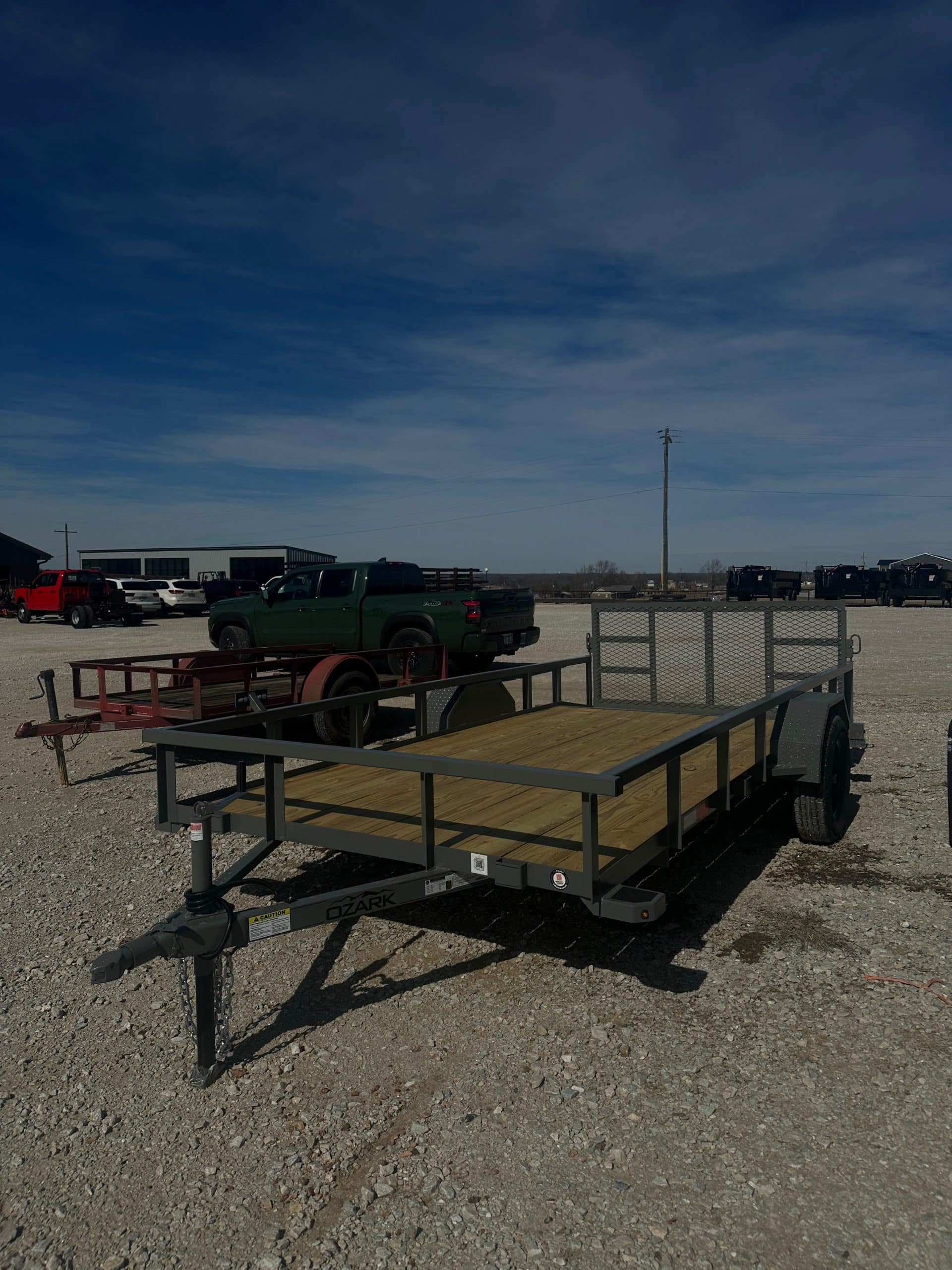 2026 Ozark 76×14 3k Utility Trailer #0571