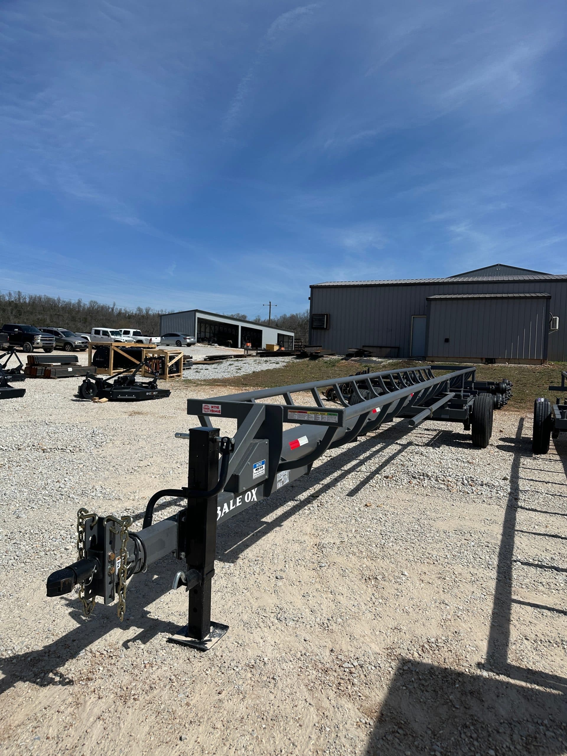 2026 Ozark Bumper Pull Bale Trailer MB848 #6800