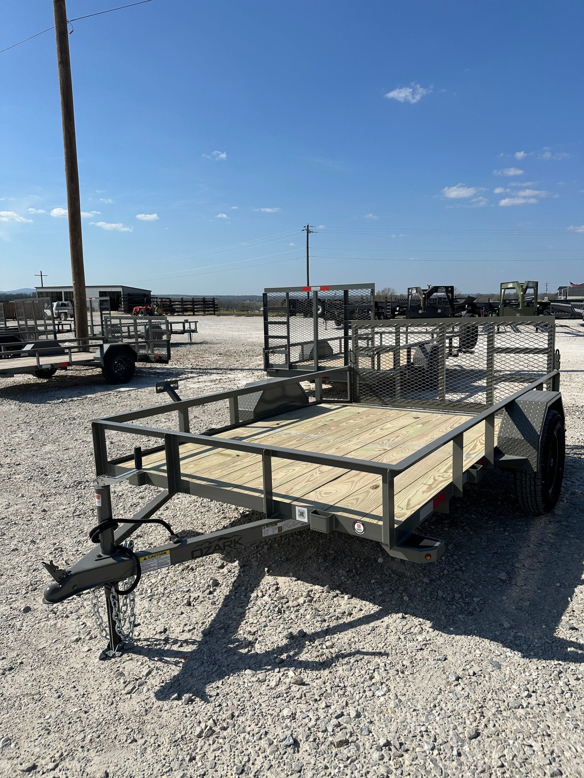 2026 Ozark 76×10 3k Utility trailer #0717