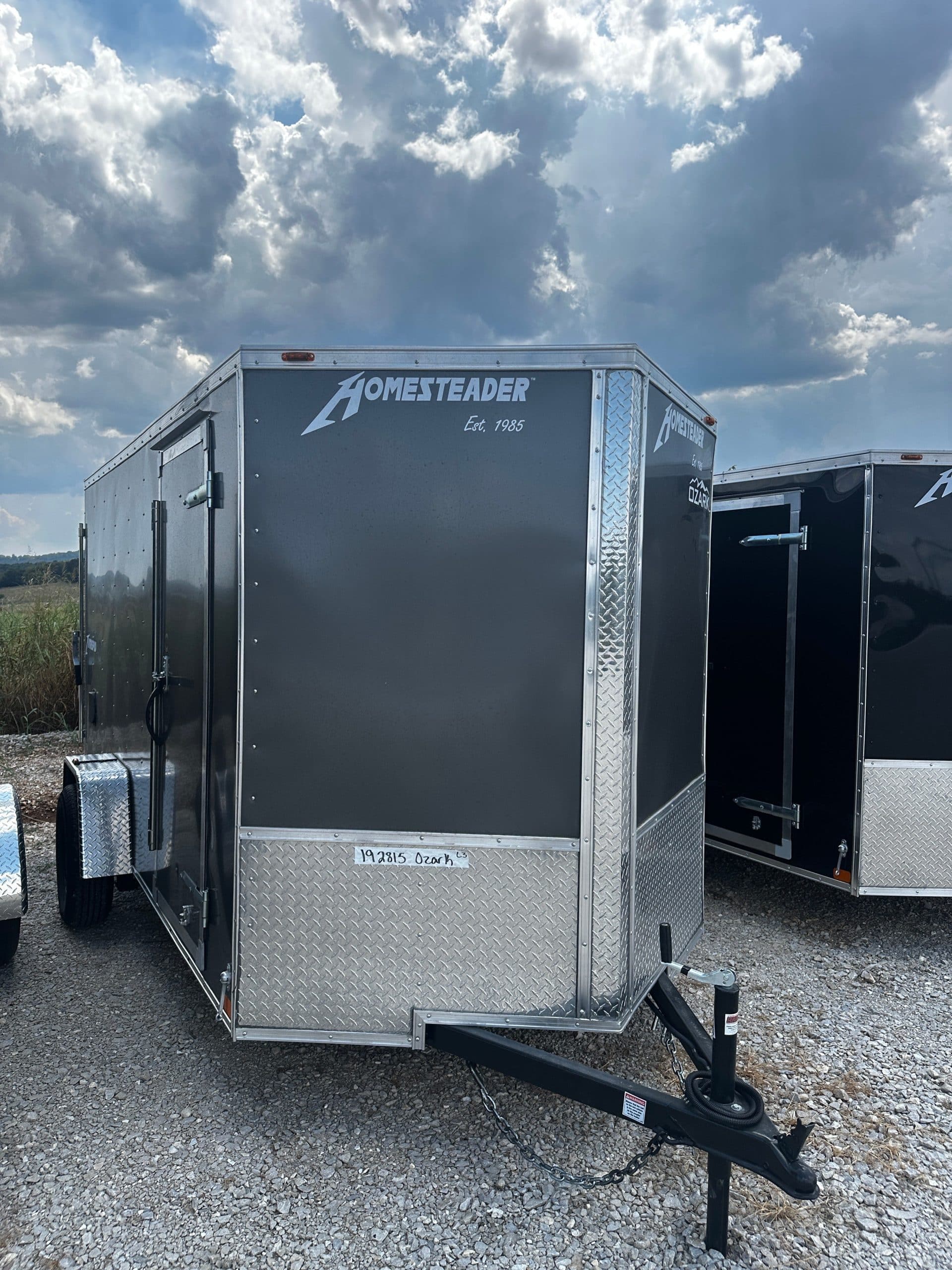 2026 Ozark 6x12IS Gray Aluminum Cargo #3918