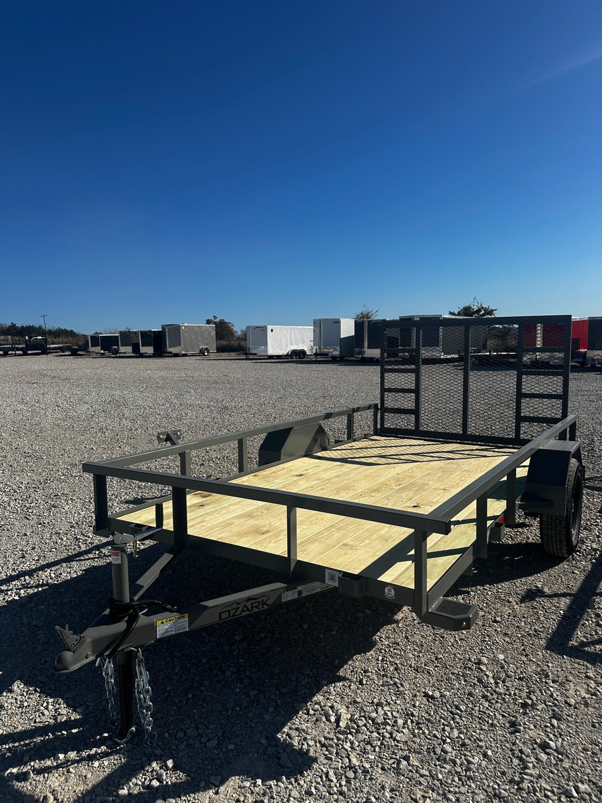 2025 Ozark 76×12 3k Utility trailer #0406